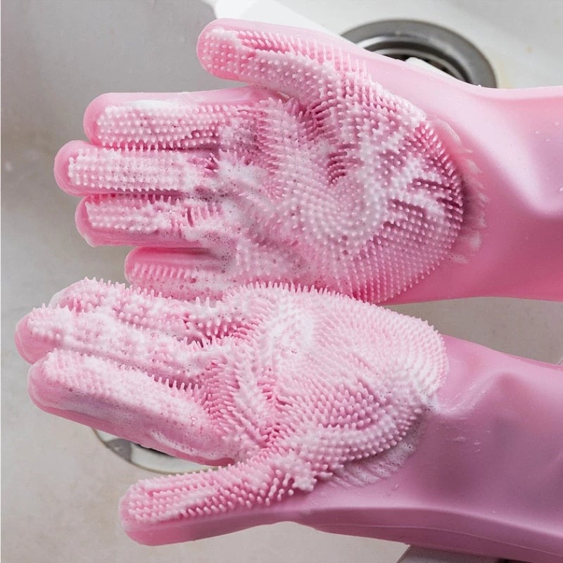 Dish washing gloves