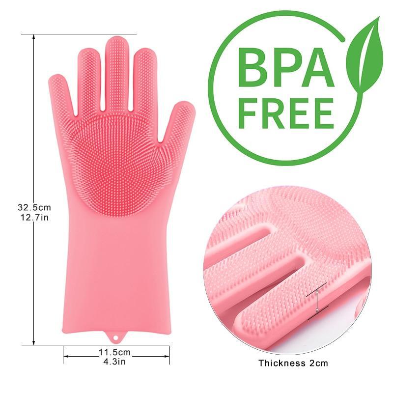 Dish washing gloves