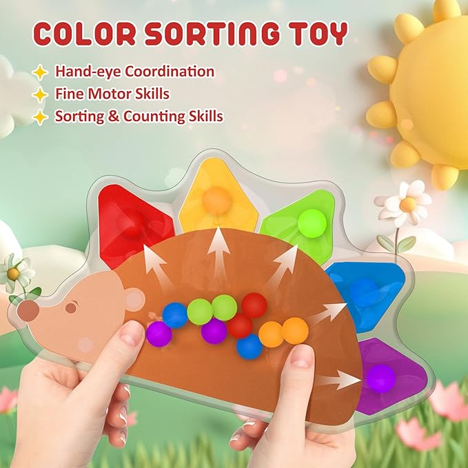 Autism Calm Squishy Toy 3-Pack - Color & Sort Sensory Relief