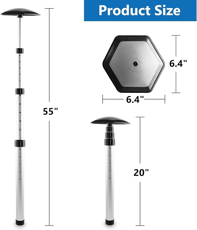Golf Club Travel Protector - Aluminum Support Pole