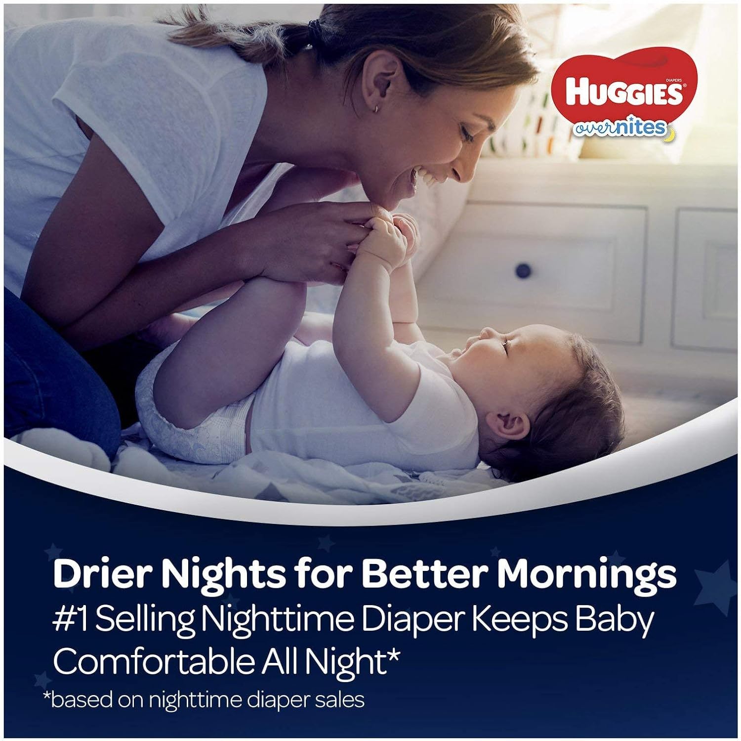 HUGGIES OverNites Big Pack Size 6 - 48 Count