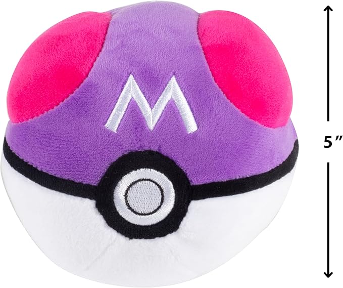 Pokémon Master Ball 5" Plush - Generation 1 - Official Collectible