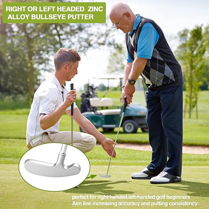 Asyxstar Dual-Sided Golf Putter - Universal Youth & Adult Mini Golf Set