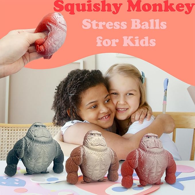 Monkey Magic Stress Ball - Squishy Fidget Toy