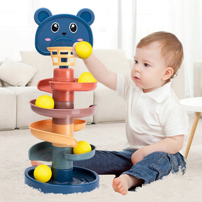 Baby Toy Rolling Ball Pile Tower