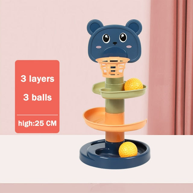 Baby Toy Rolling Ball Pile Tower