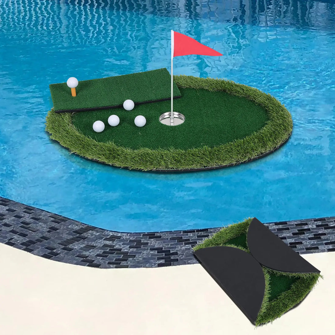 AquaRange Floating Golf Green Mat