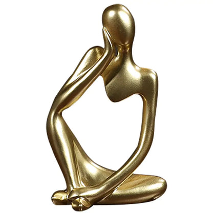 The Thinker Abstract Figurine