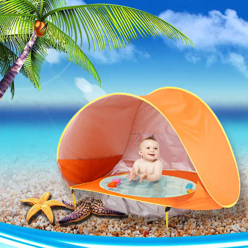 Looking for a fun and practical way to keep your little one safe and protected from the sun while spending time outdoor with Baby Beach Tent. Look no further we got