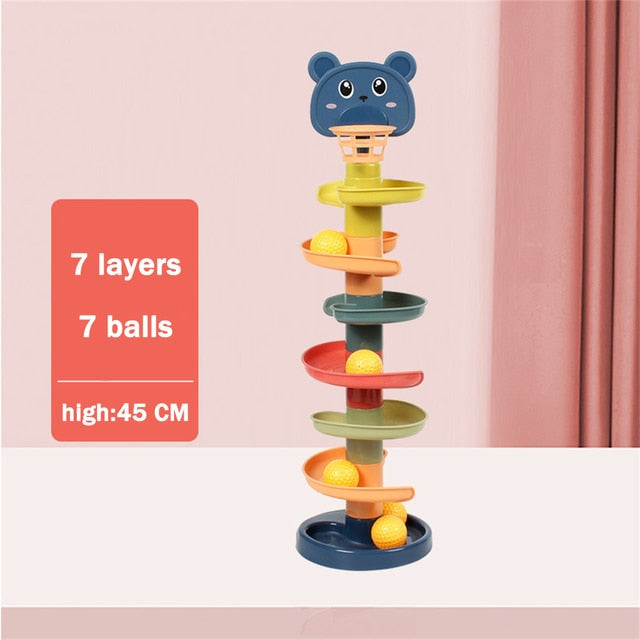 Baby Toy Rolling Ball Pile Tower