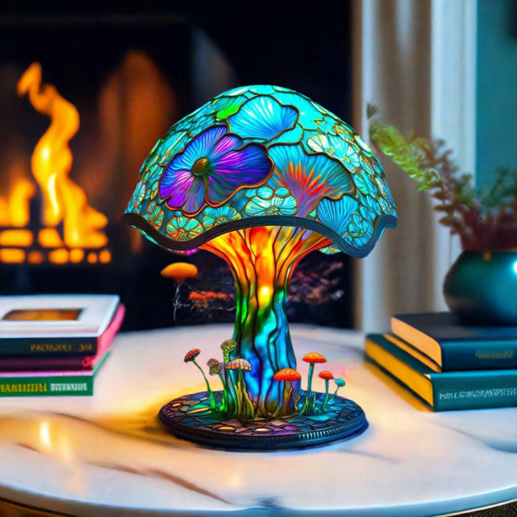 European Retro Mushroom Desk Lights