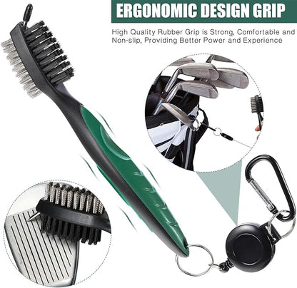 Green Golf Enthusiast 5-Piece Cleaning Set