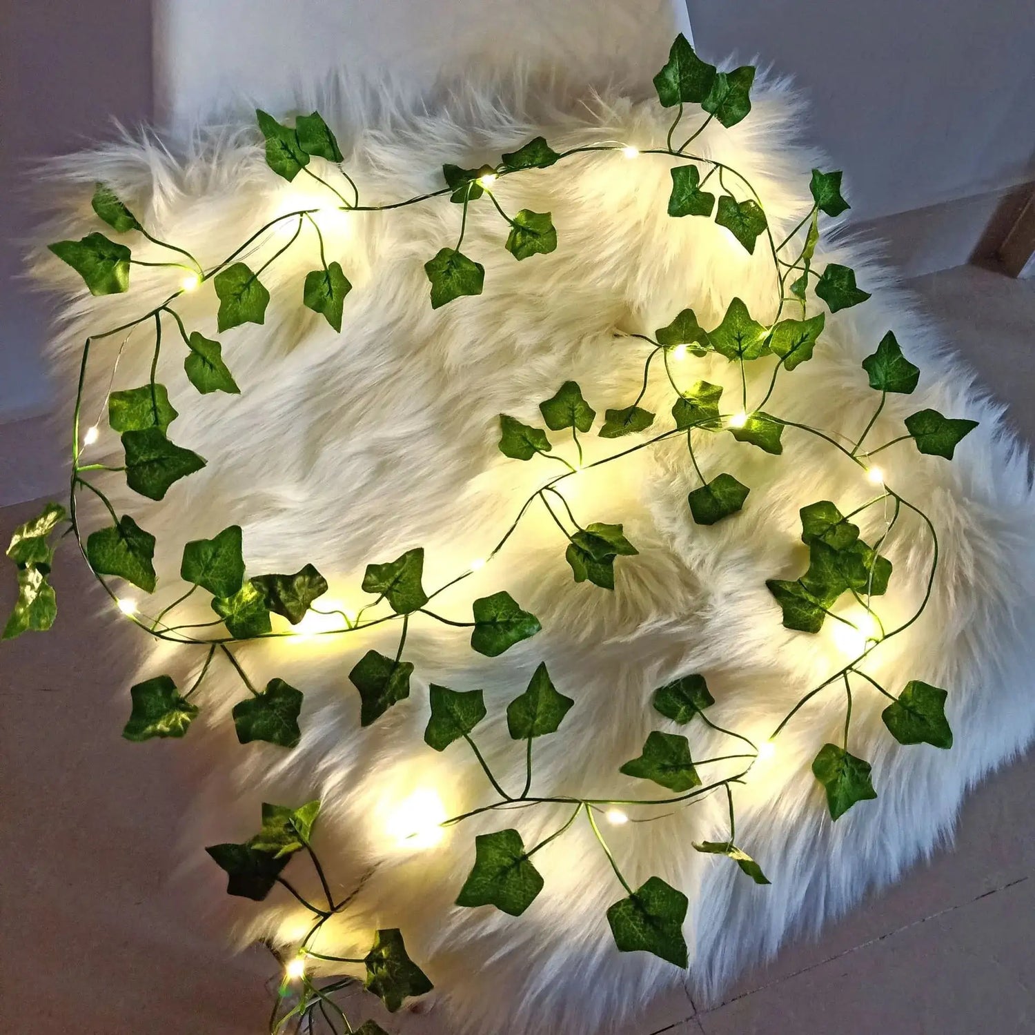 Green Leaf String Lights