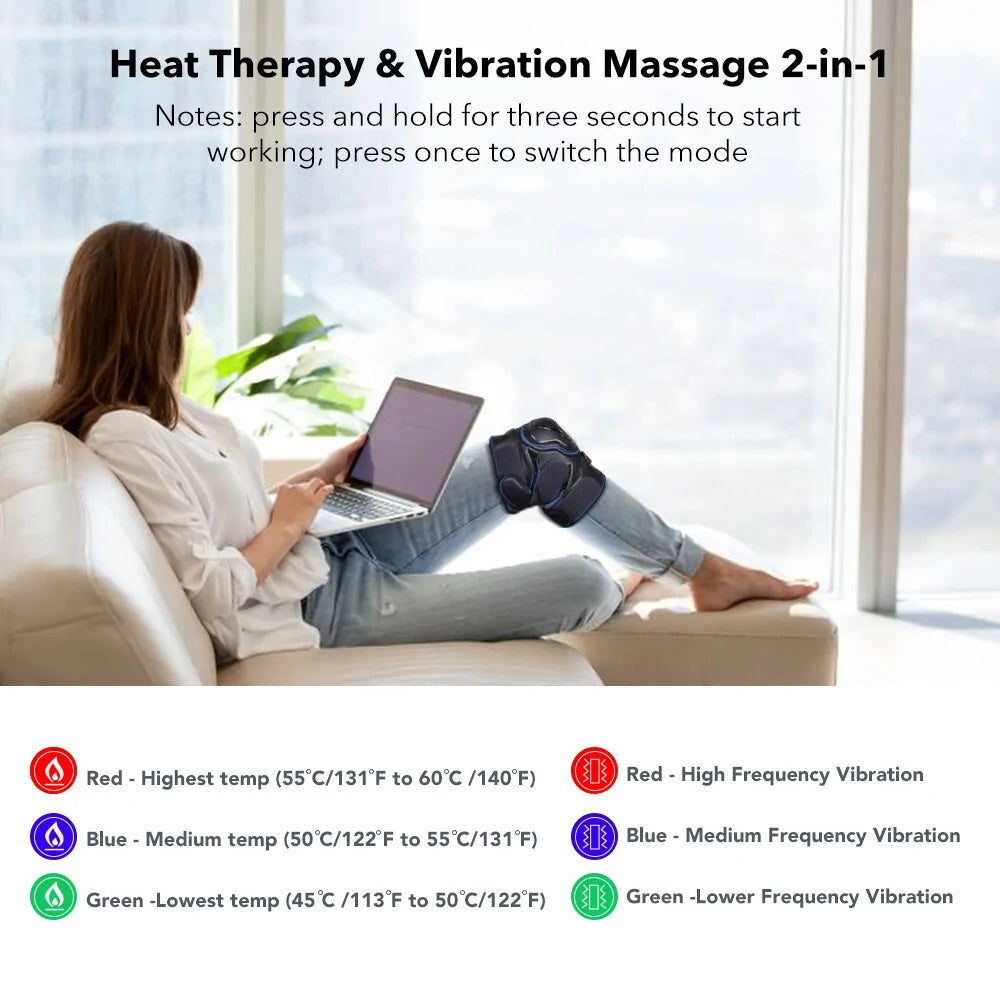 Knee Wrap Massager Infrared Heat Therapy