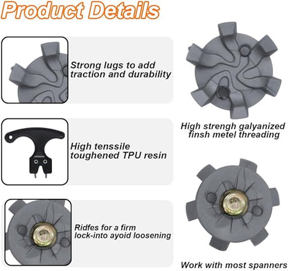 51-Piece Golf Spike Replacement Kit with Spanner