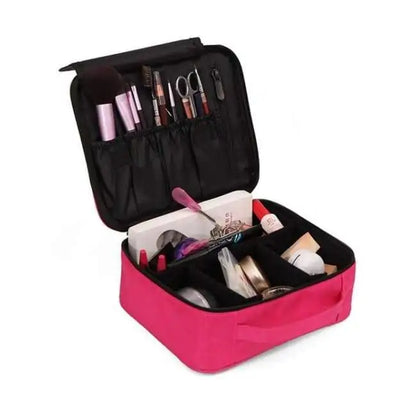 Partition Multi Functional Portable Makeup Bag